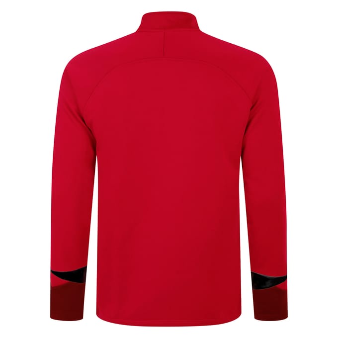 Umbro Heren Total Training Track Jacket (Vermiljoen/Fietsrood/Zwart)