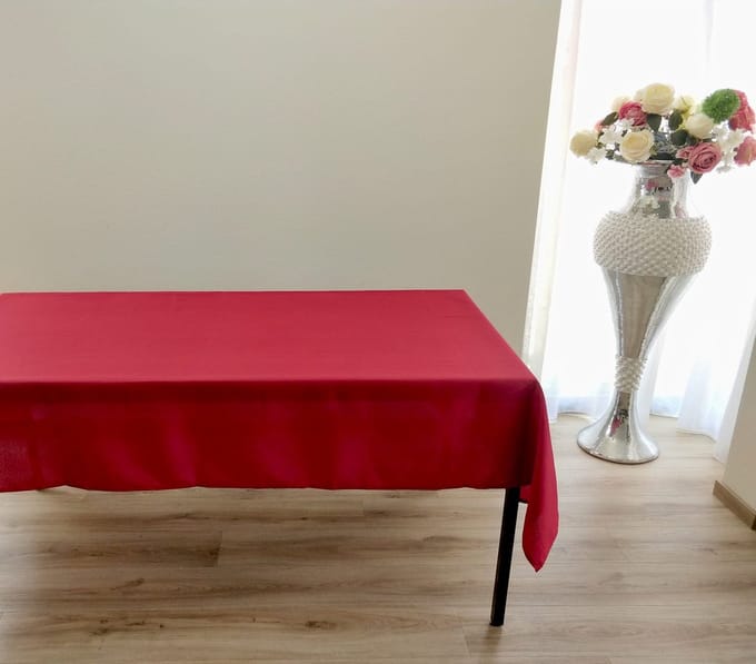 Tafelkleed 140x240 cm-Kersenrood