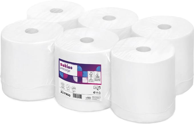 satino by wepa handdoekrol Prestige, 3-laags, 120 m