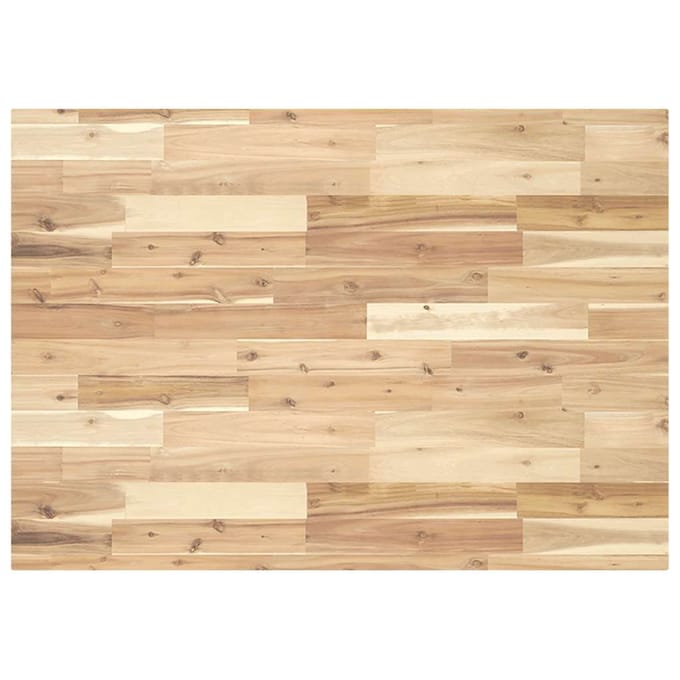 vidaXL - Bureaublad - 100x70x4 - cm - onbehandeld - massief - acaciahout