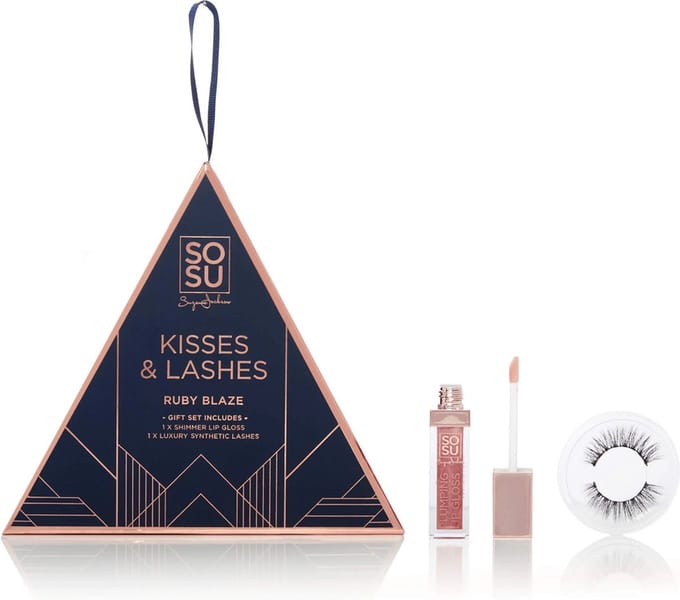 SOSU by SJ - Kisses & Lashes Ruby Blaze Gift Set - Geschenkset - Cadeau - Lipgloss set