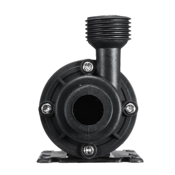 Ultrastille Mini DC 12V Lift 5M 800L/H borstelloze motor dompelwaterpomp zwart