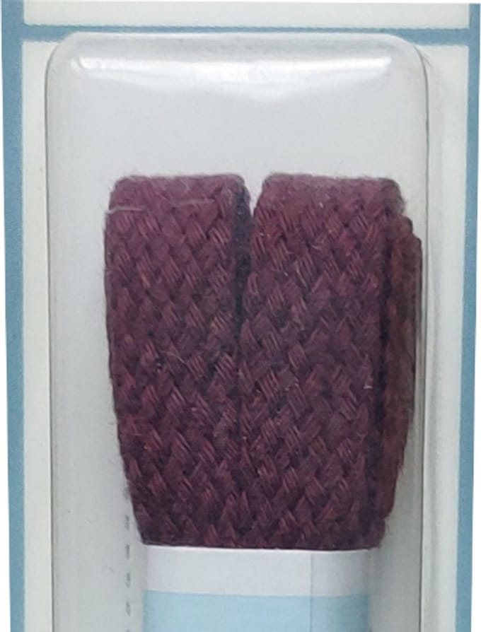 Cordial Veter - Bordeaux - Plat - Lengte 90 cm - Breedte 8 mm - Schoenveter
