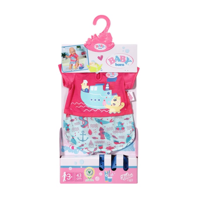 Zapf Creation BABY born PyTma met schoentjes 43cm Poppen toebehoren