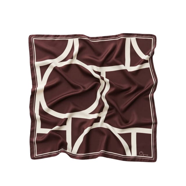 Sjaal met all-over motief model 'Aditha'