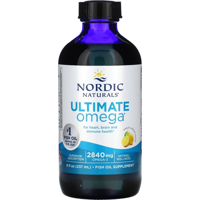 Ultimate Omega, Citroen, 2.840 mg, 237 ml(8 fl oz)