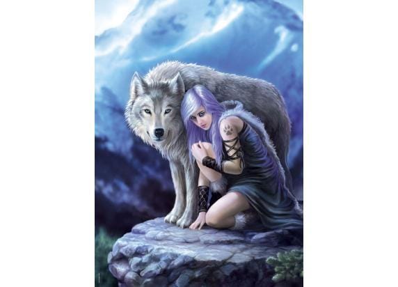 Clementoni - Puzzel 1000 Stukjes - Anne Stokes - Protector - Puzzel Voor Volwassenen