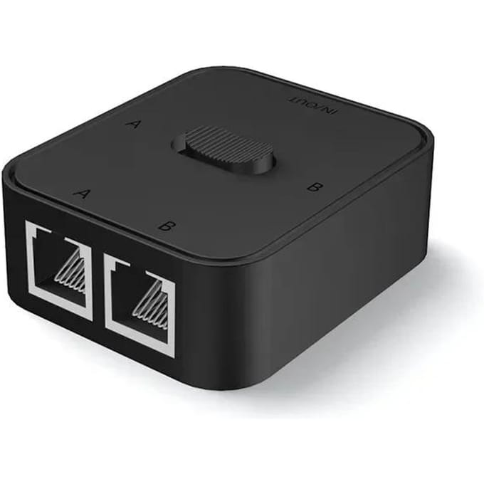 Adaptateur Ethernet à 2 ports 1000 Mbps Gigabit Network Switch Lan RJ45 Splitter Adaptateur sans alimentation 2 voies Connecteur