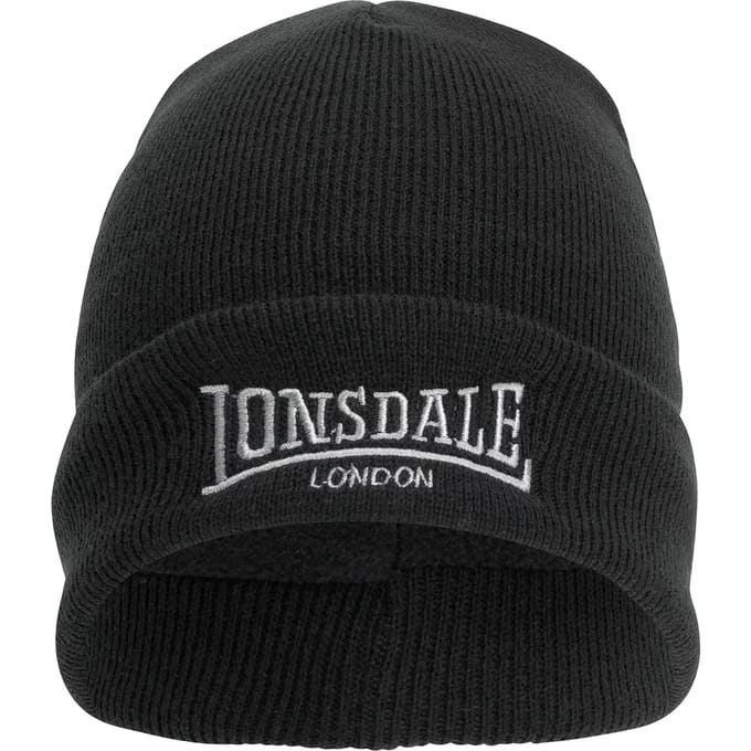 Lonsdale London Dundee Unisex Beanie - zwart - Standard