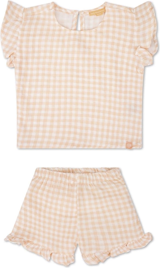 Swim essentials Strand Kleding Set Meisjes Apricot Orange - Muslin 62/68
