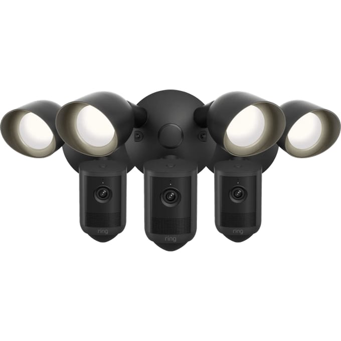 Ring Floodlight Camera 2e Generatie Zwart 3-Pack