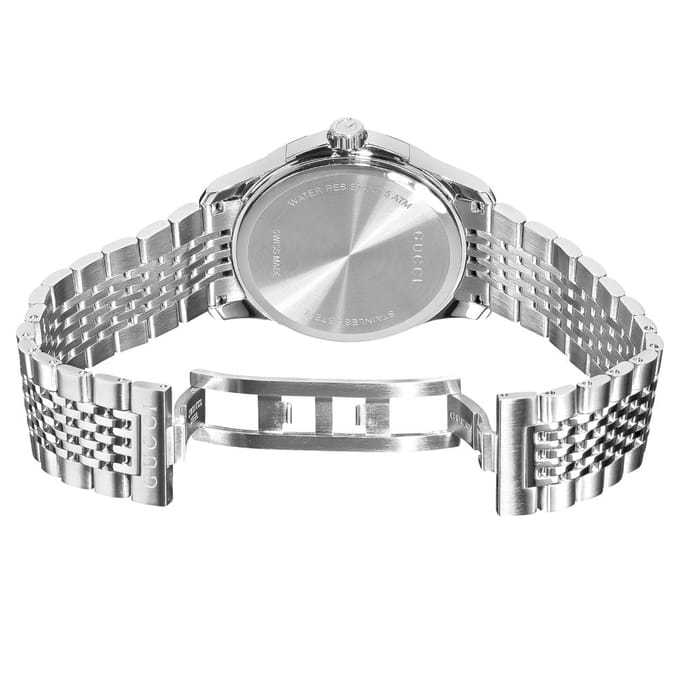 Gucci YA1264075 G-Timeless Tweekleurig Herenhorloge