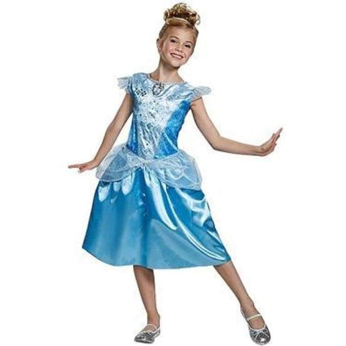 DISNEY Prinses - CINDERELLA, Cinderella Classic , Maat S (5 - 6 jaar), Meisjes