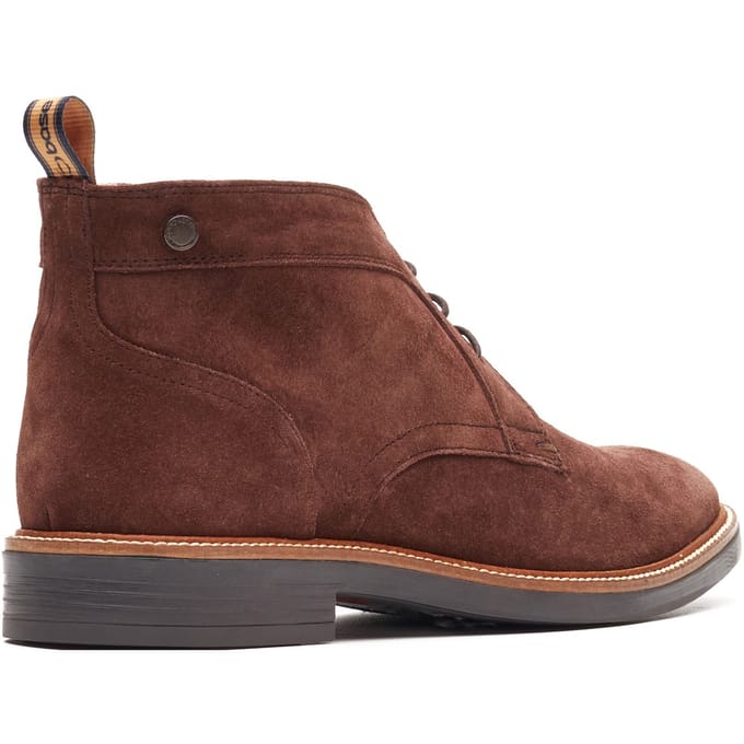 Base London Lincoln Chukka Leren Heren Bruine Boots