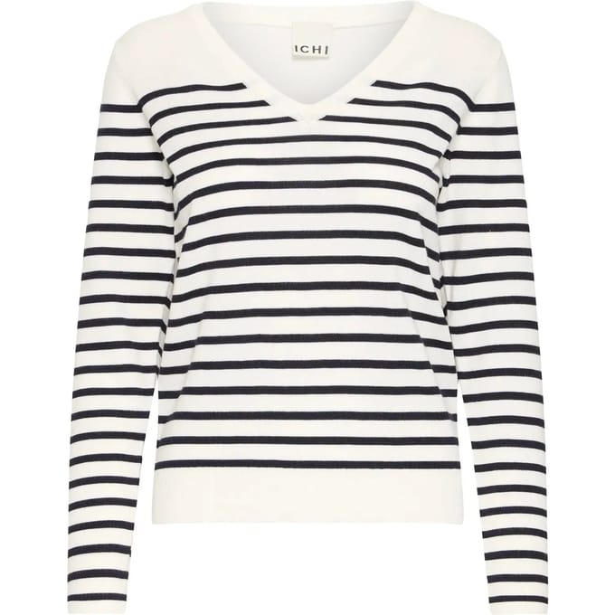 ICHI - IHLULS V-NECK LS - Dames - Gebreide truien