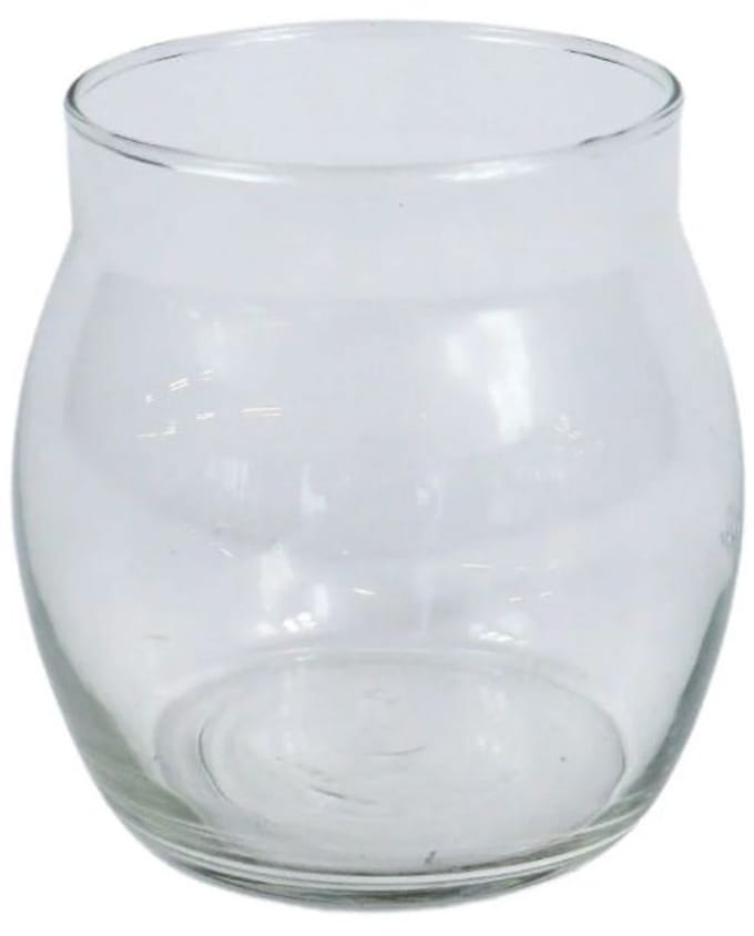Theelichthouder - Glas - Transparant - D9,7XH10CM