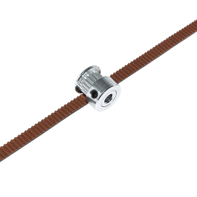 Synchrone riem, tandriem, GT2, tandriem, 3D-printeraccessoire, Ender-3 GT2-6 mm X-as en Y L765MM koffie