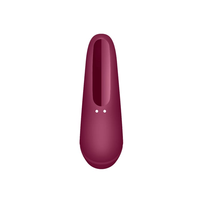 Satisfyer Curvy 1+Met app en Bluetooth – Luchtdruk vibrator met Vibratie – Rood