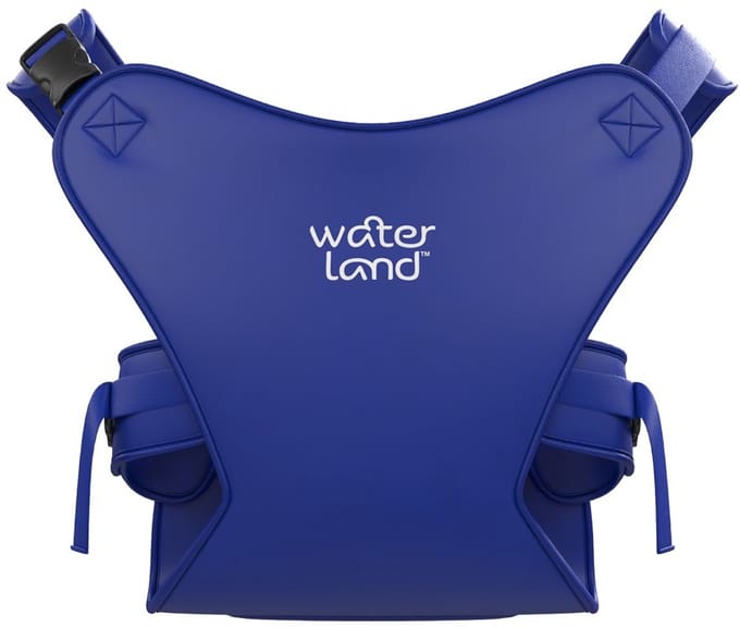 WaterLand Neopreen Baby Carrier/Draagzak - 4m/2j - 6/15kg - Pacific Blue