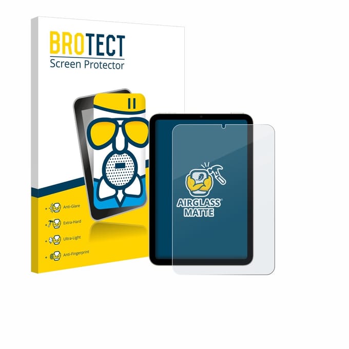 BROTECT - Screenprotector voor Apple iPad Mini 6 WiFi 2021 - Folie Beschermfolie Beschermglas matte