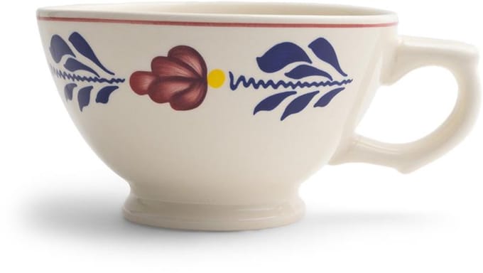 Set 4x Boerenbont Kom met oor 13cm