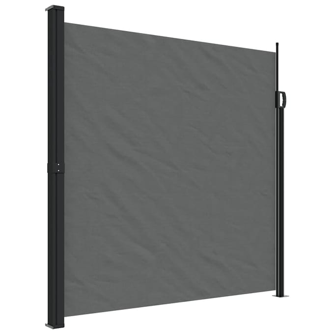 vidaXL - Uitschuifbaar - zijluifel - antraciet - 200x300 - cm