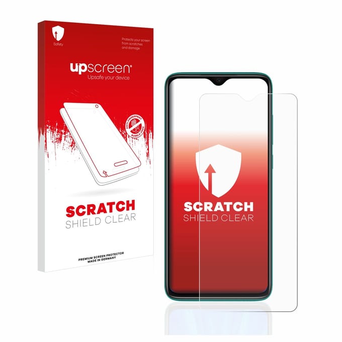 upscreen - Screenprotector voor Xiaomi Redmi Note 8 Pro - Folie Beschermfolie transparant