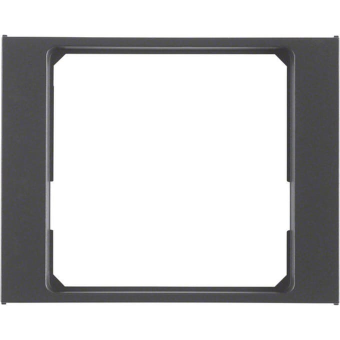 Hager Berker Adapterring Voor Centraalplaat 50x50mm K1 Mat Antraciet - 11087106 [2 stuks]
