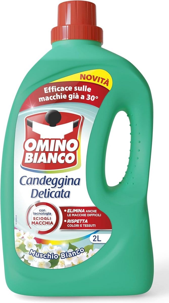 Sanftes Bleichmittel in 2 Liter für strahlend witte was