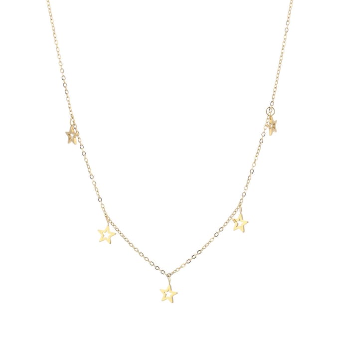 Michelle Bijou - Ketting Sterretjes Goud