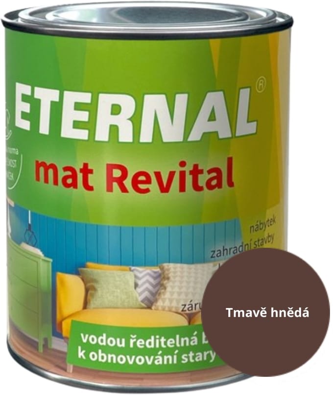 Eternal MAT Revital 0,7 kg, Donkerbruin (RAL8017)