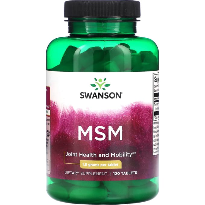 Msm, 1.500Mg, 120 Tabletten