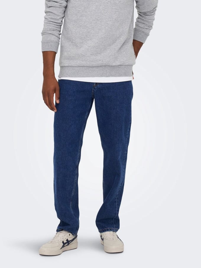 ONLY&SONS - ONSEDGE D. BLUE 3813 JEANS NOOS - Heren - Jeans