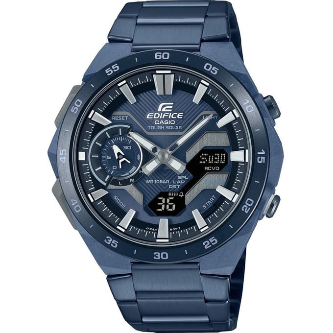 Casio Edifice Bluetooth ECB-2200CB-2AEF Windflow - Cool Blue Horloge