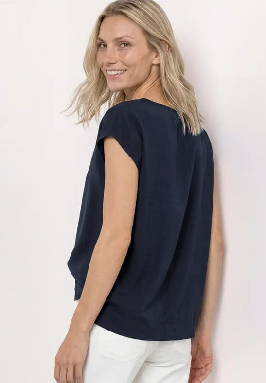 Blouse met ronde hals