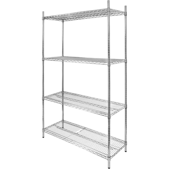 Mega-M Storage - Draadstelling - Verchroomd staal - Grote capaciteit - Hoge belastbaarheid