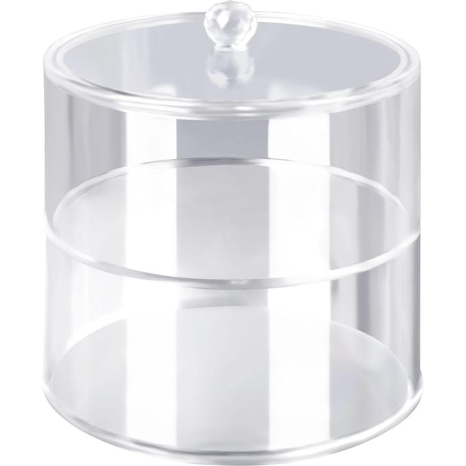 Acryl riemorganizer 2 lagen transparante 5,5 inch diameter sterke lichte riemvitrine white
