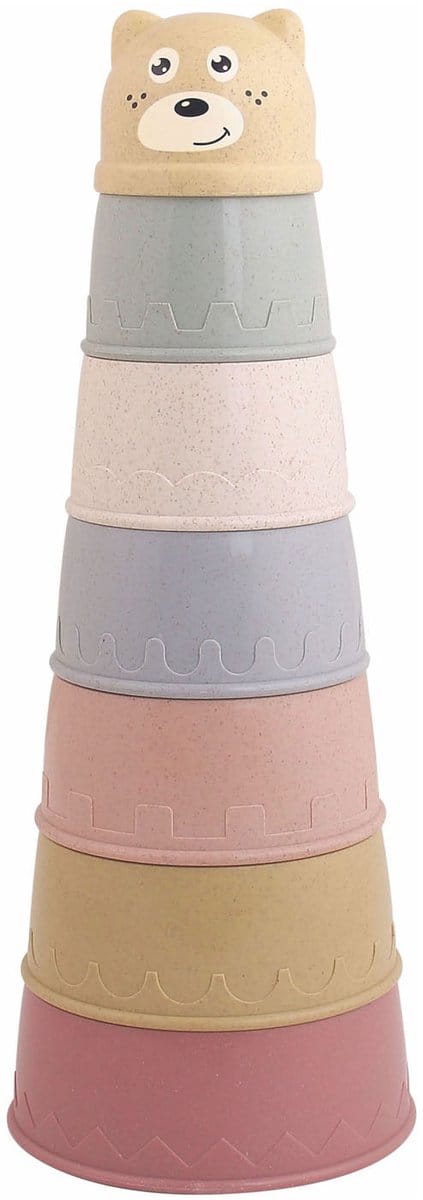 Stapelbekers Pastel, 6dlg.