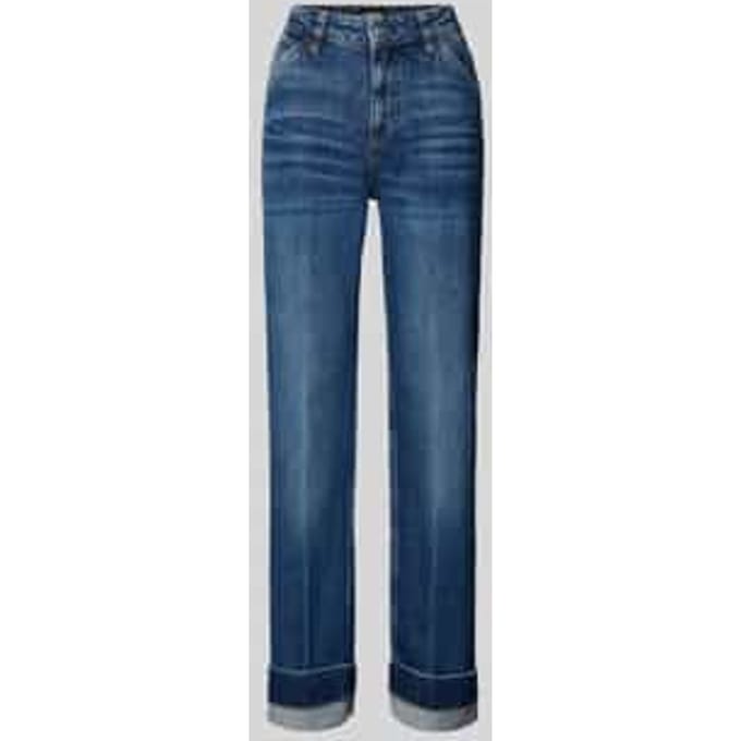 Straight Fit Jeans van katoenmix model 'PARKWAY'