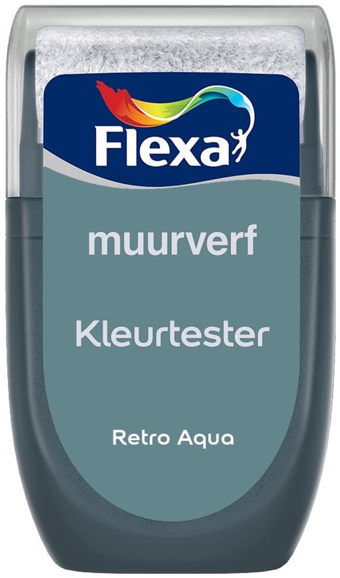 Flexa - Kleurtester Muurverf - Retro Aqua - Mengverf - 30 Ml