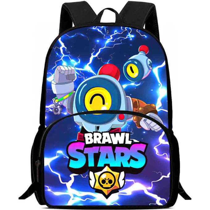 Brawl Stars Schooltas Hoge Definitie Print Multi-Functioneel Lichtgewicht Rugzak