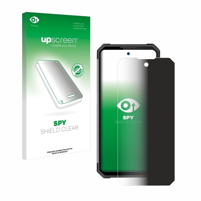 upscreen - privacy screenprotector voor Oukitel WP27 - Folie Beschermfolie Blauwlichtfilter