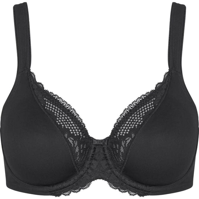 Triumph Modern Lace+Cotton W Vrouwen Beha - BLACK - Maat E85