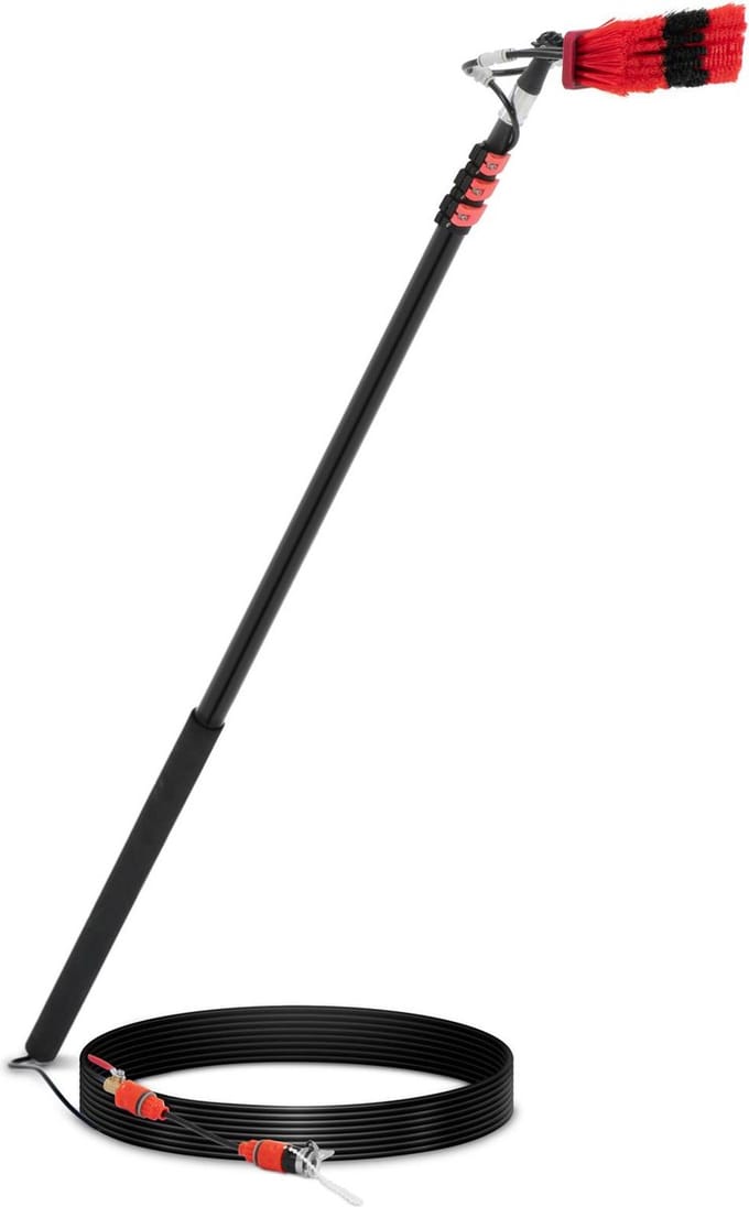 ulsonix Telescopische wasborstel - 165 - 540 cm - borstel 35 cm 10062842