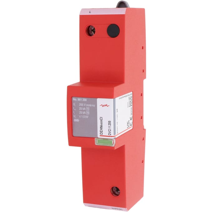 DEHN DVCI Combinatiestroomafleider type 1 en 2 1-polig 255V AC - 961200 - E3P9D