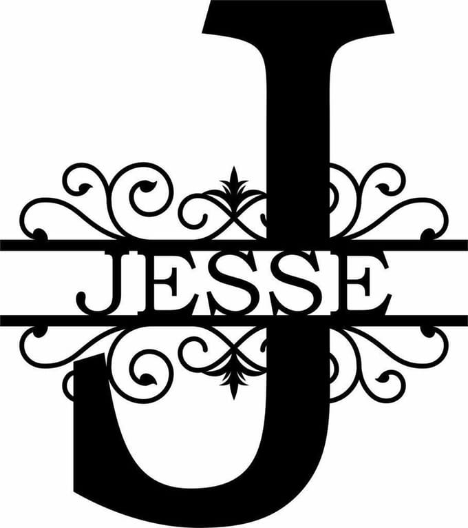 Wanddecoratie | Gepersonaliseerde letters A t/m Z - M (20cm)