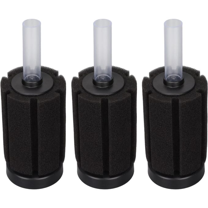 Aquarium sponsfilter Stille Vis tank Biochemisch sponsfilter voor Betta Jonge vis Garnalen black