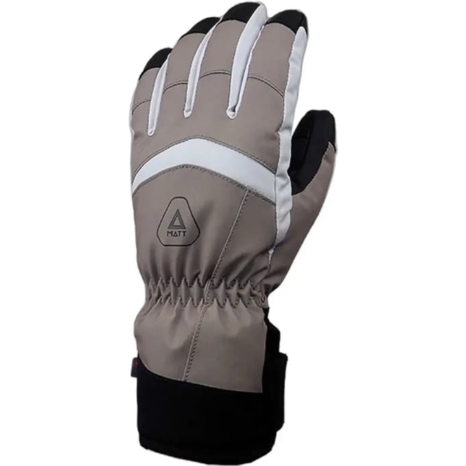 Matt Powder Handschoenen Grijs M Vrouw