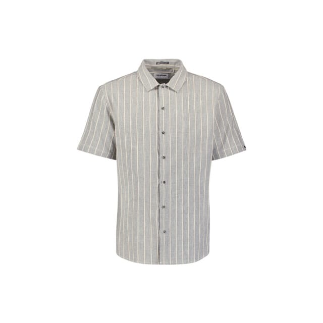 No Excess Shirt short sleeve fancy striped sand