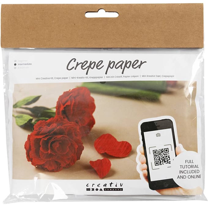CC Creatieve Mini Hobbyset Crêpepapier Bloemen Rozen